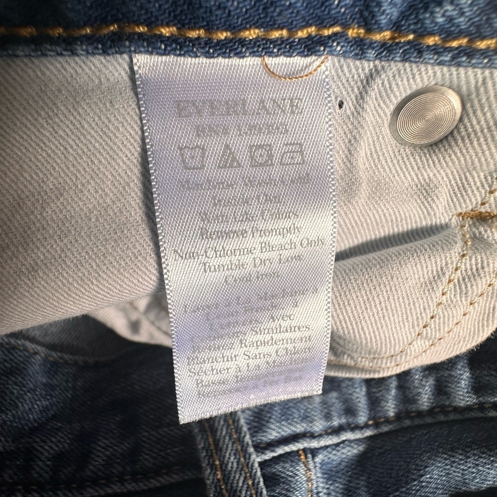 Women’s Everlane Size 28 Summer Slouch Jean. VGUC. Medium wash.Button fly! - Picture 15 of 16